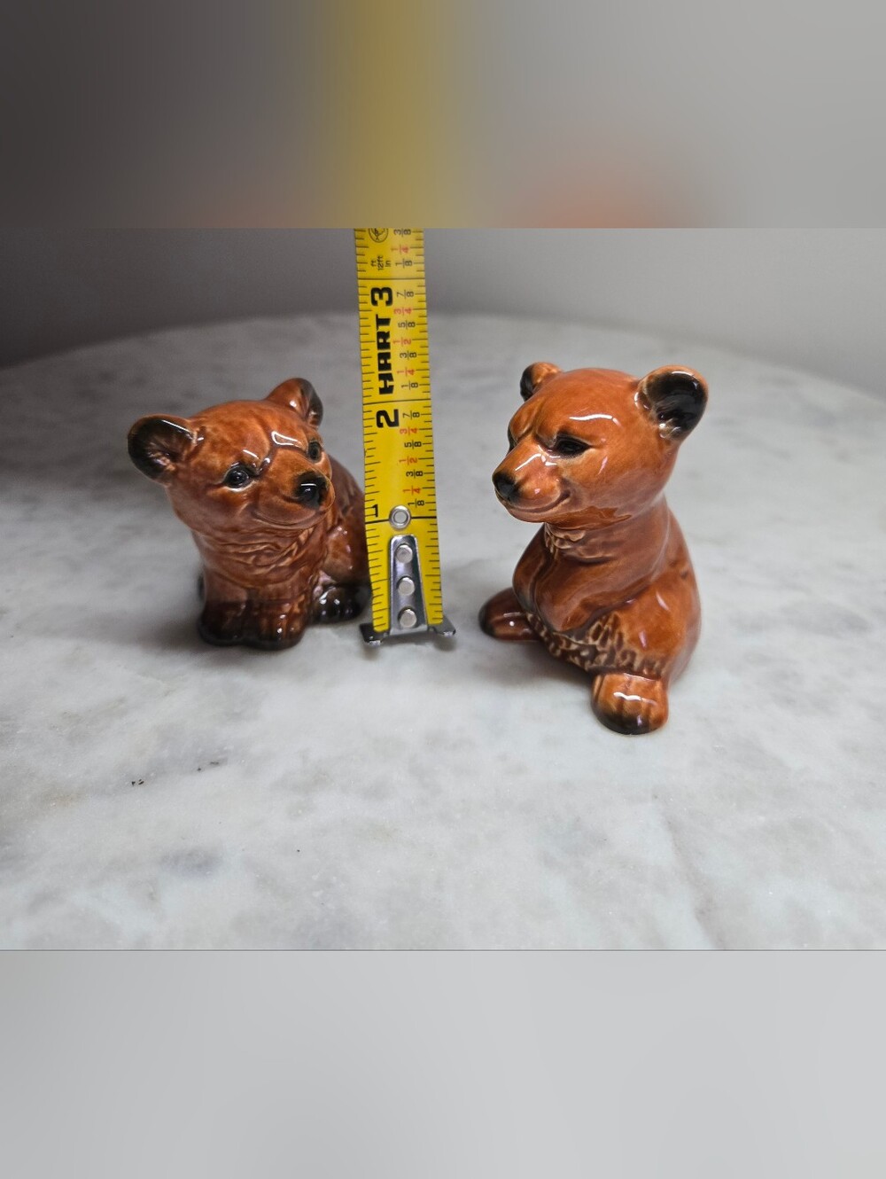 Goebel Glossy Brown Bear Figurine Pair - Picture 5 of 5